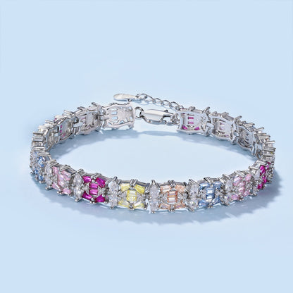 [Olivia JW]Delicate Colorful Multi Cut Party Bracelet