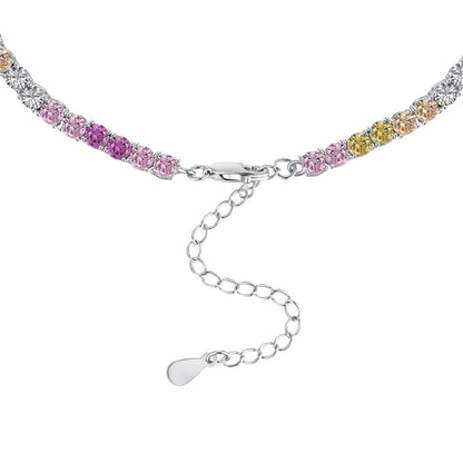 [Olivia JW]Delicate Colorful Tennis Necklace