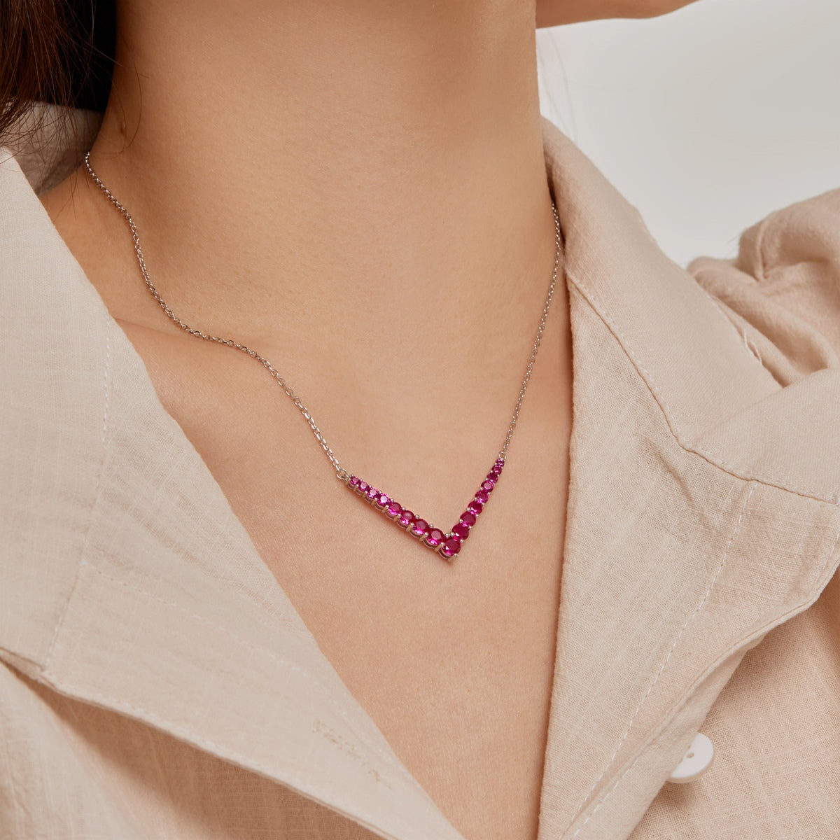 [Olivia JW]Ornate Round Cut Necklace