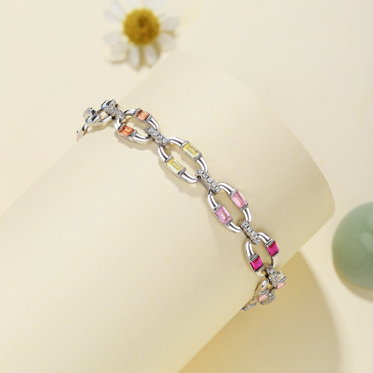[Olivia JW]Dazzling Colorful Daily Bracelet