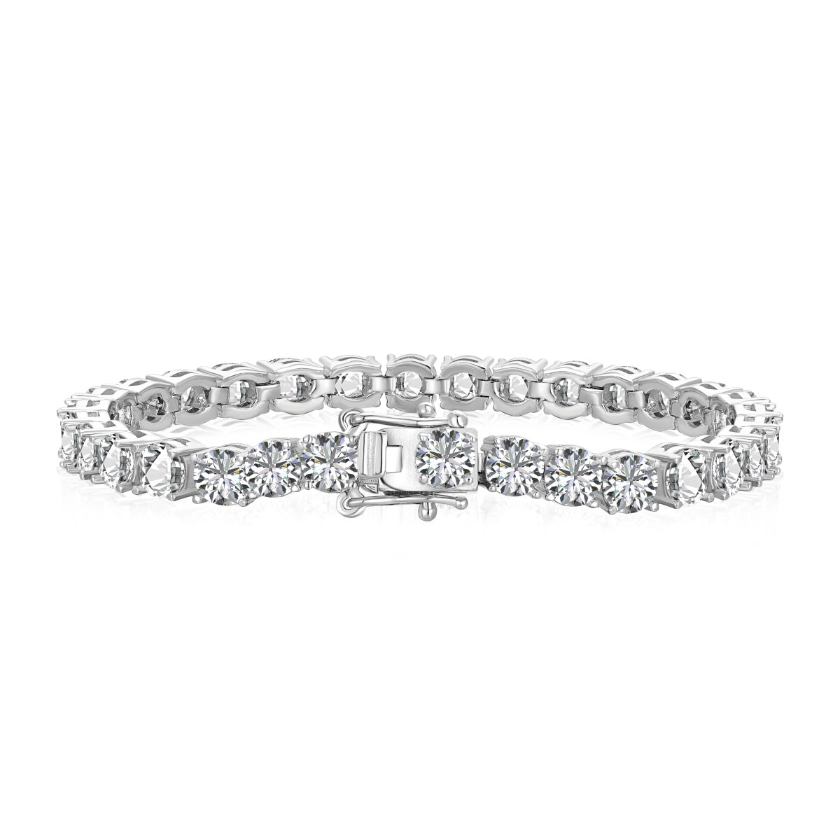 [Olivia JW]Ornate Sparkling Round Cut Wedding Bracelet