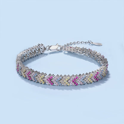 [Olivia JW]Ornate Sparkling Round Cut Party Bracelet