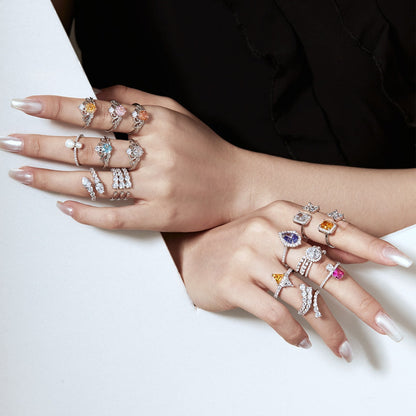 [Olivia JW]Unique Vivid Snake Shape Daily Ring