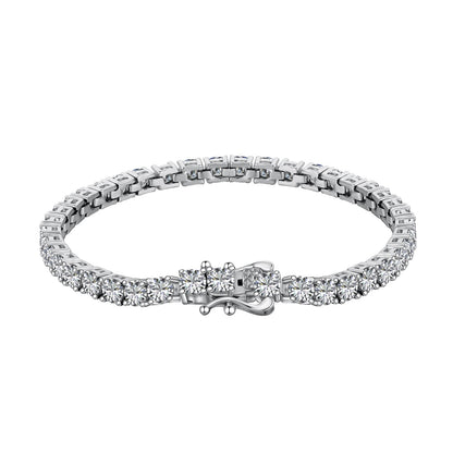 [Olivia JW]Luxurious Ornate Round Cut Tennis Bracelet