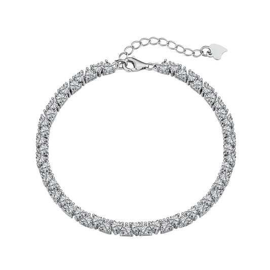 [Olivia JW]Dazzling Romantic Heart Shape Lover Bracelet