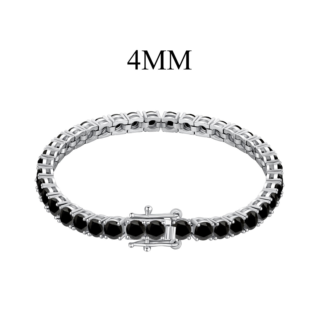 [Everoly JW] Strahlend buntes Party-Armband im Rundschliff