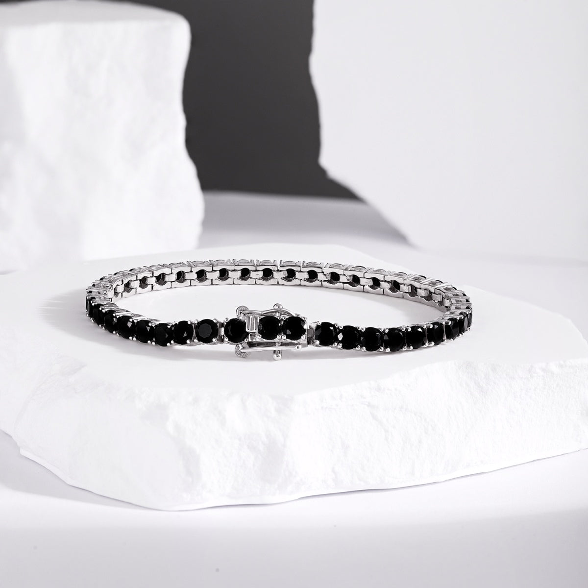[Everoly JW] Strahlend buntes Party-Armband im Rundschliff