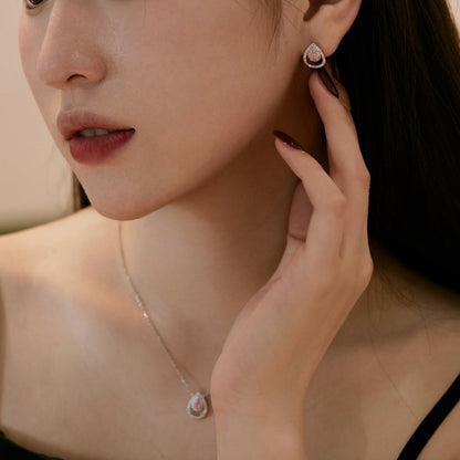 [Olivia JW]Sparkling Delicate Water Drop Shape Daily Earrings