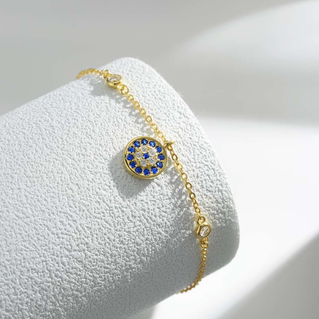 [Olivia JW]Devil's Eye Round Shape Bracelet