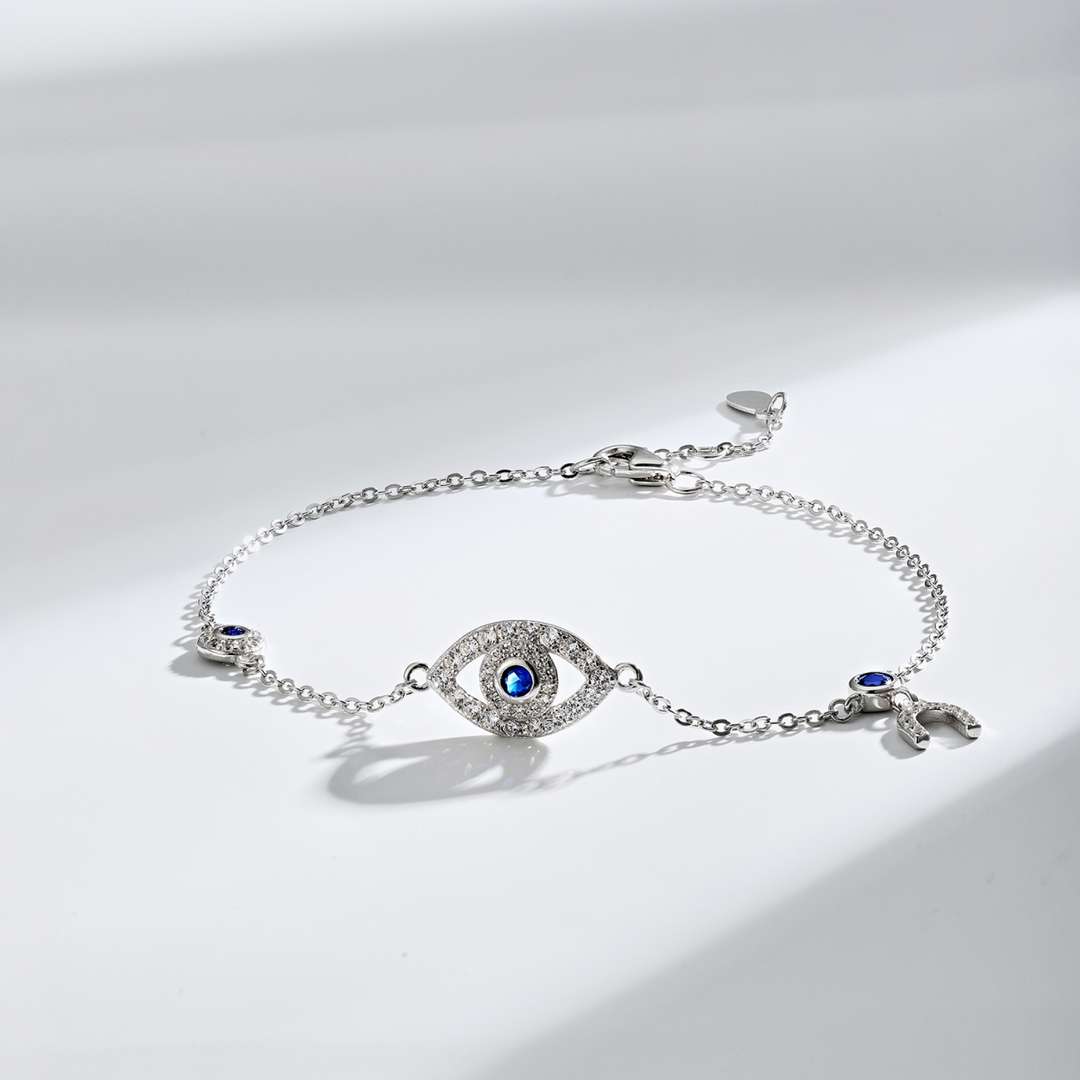 [Olivia JW]Dainty Eye Shape Necklace