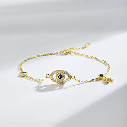 [Olivia JW]Dainty Eye Shape Necklace