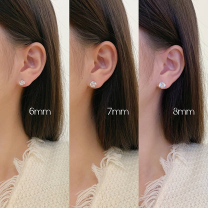 [Olivia JW]Dainty Round Shape Earrings