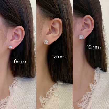 [Olivia JW]Delicate Square Shape Earrings