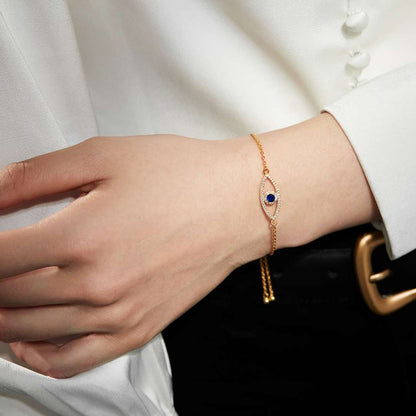 [Olivia JW]Devil's Eye Hollow Design Bracelet