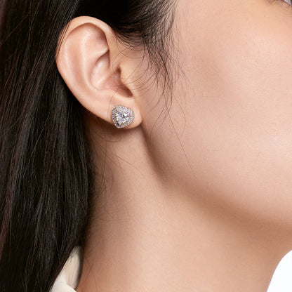 [Olivia JW]Dazzling Heart Shape Lover Earrings