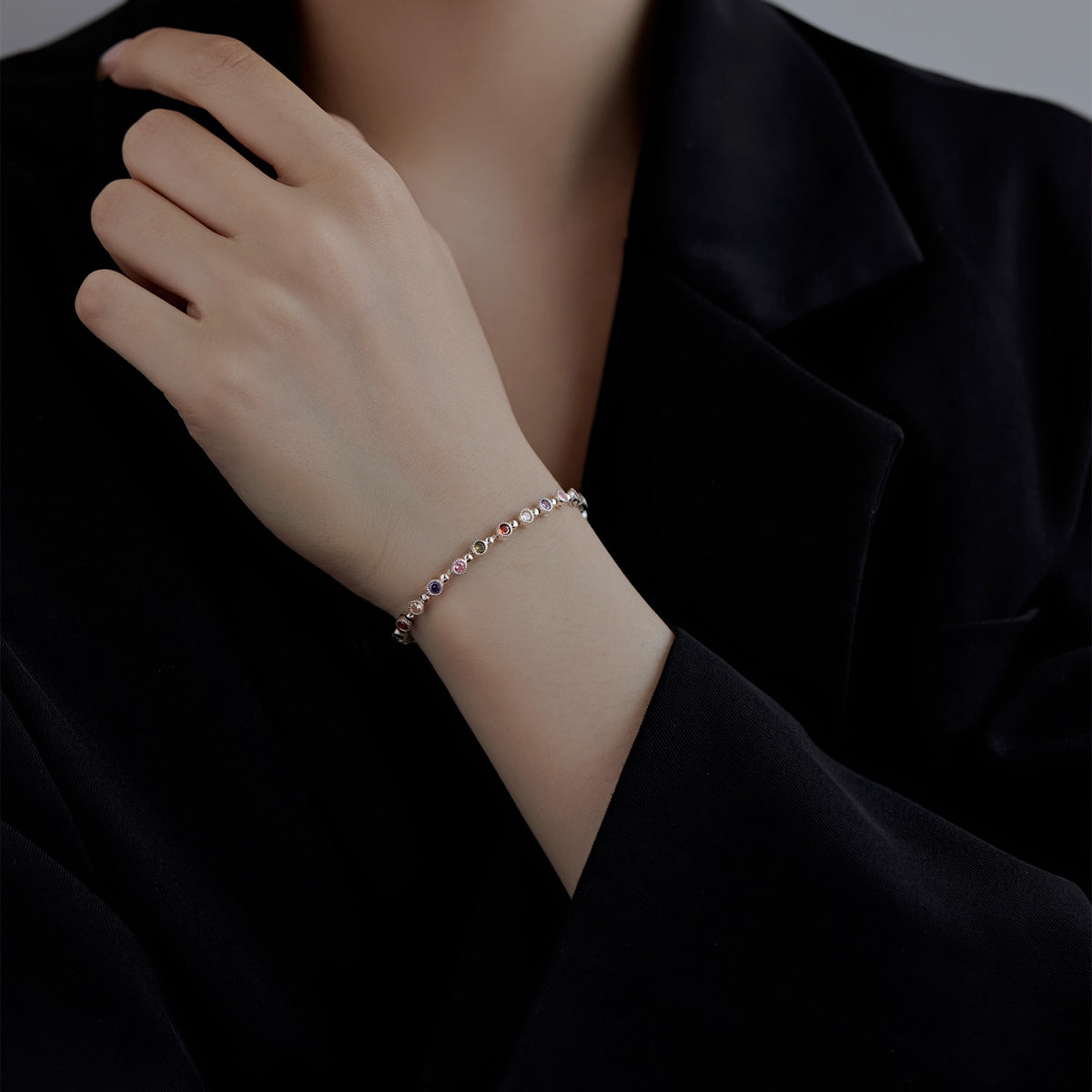 [Olivia JW]Sparkling Exquisite Round Cut Party Bracelet
