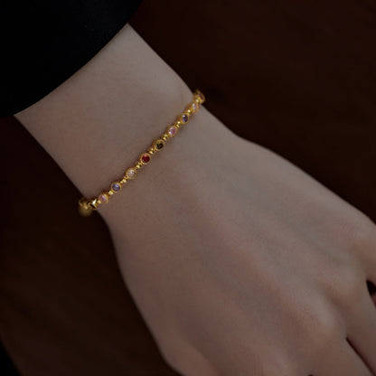 [Olivia JW]Sparkling Exquisite Round Cut Party Bracelet