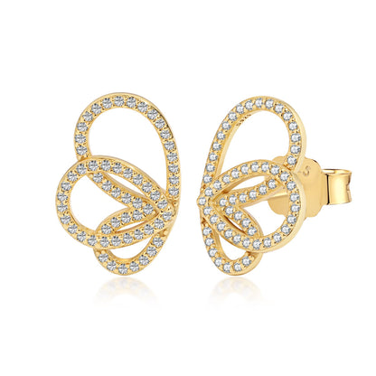 [Olivia JW]Exquisite Butterfly Shape Earrings