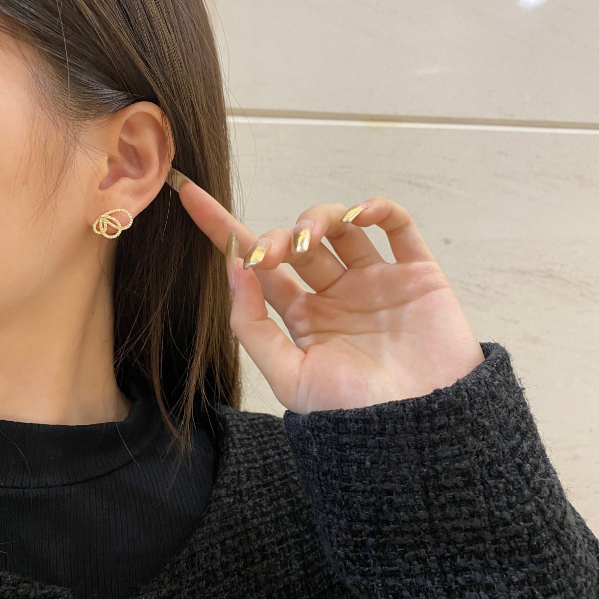 [Olivia JW]Exquisite Butterfly Shape Earrings