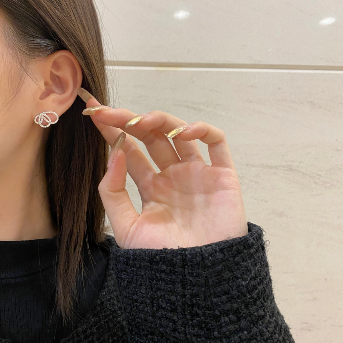 [Olivia JW]Exquisite Butterfly Shape Earrings