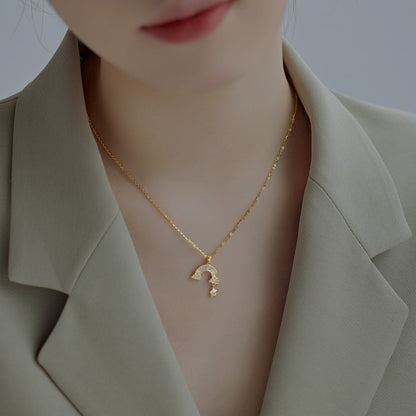 [Olivia JW]Unique Rainbow Star Necklace