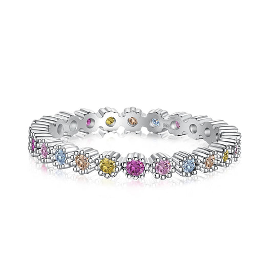 [Olivia JW]Exquisite Colorful Round Cut Party Ring