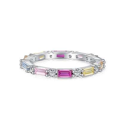 [Olivia JW]Lively In Shades Elegant Radiant Cut Daily Ring