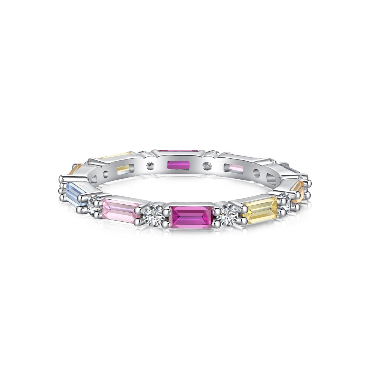 [Everoly JW]Lively In Shades Eleganter Radiant Cut Alltagsring