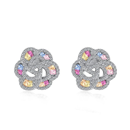 [Olivia JW]Exquisite Flower Shape Daily Earrings