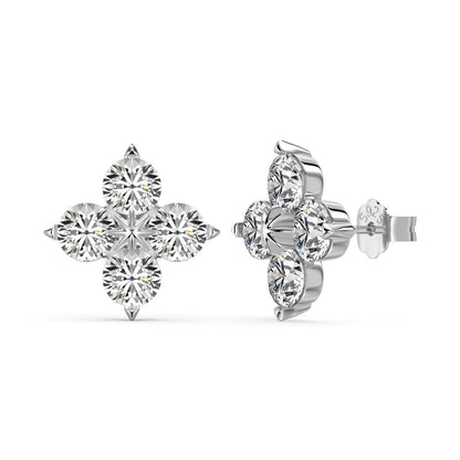 [Olivia JW]Four-Leaf Clover Eight-Pointed Star Earrings