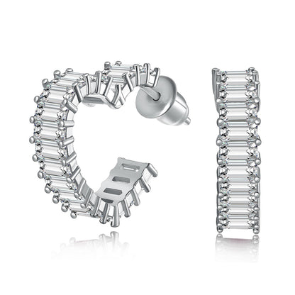 [Everoly JW] Strahlende Herz-Ohrringe mit Cutout