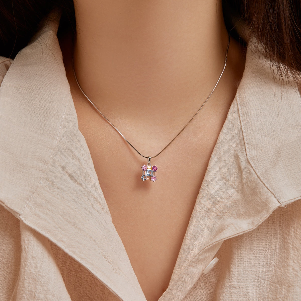 [Olivia JW]Gorgeous Multi Colorful Necklace