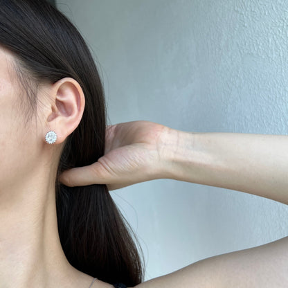 [Everoly JW]Delicate Radiant Oval Cut Daily Earrings