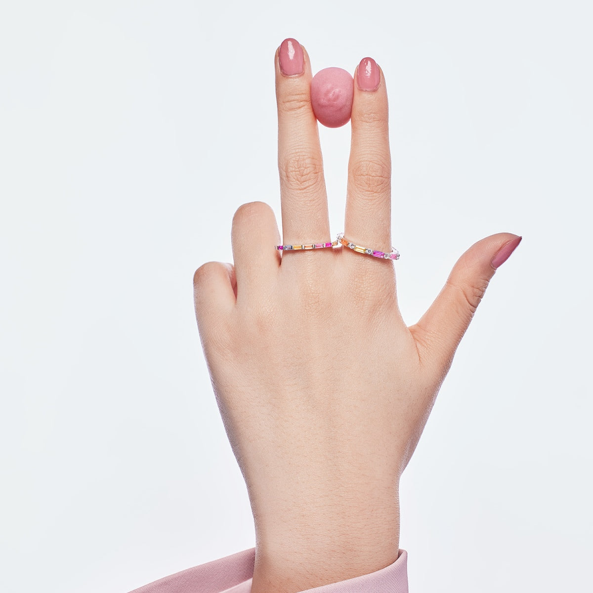 [Olivia JW]Lively In Shades Elegant Radiant Cut Daily Ring