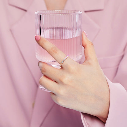 [Everoly JW]Lively In Shades Eleganter Radiant Cut Alltagsring
