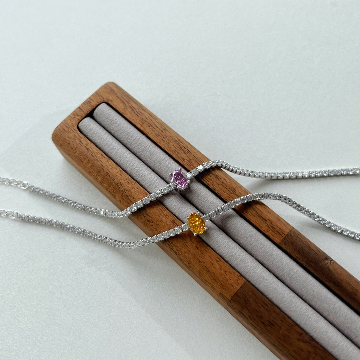 [Olivia JW]0.75 Carat Exquisite Oval Cut Daily Bracelet