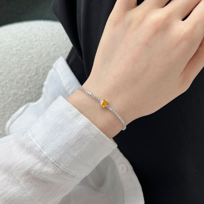 [Olivia JW]0.75 Carat Exquisite Oval Cut Daily Bracelet