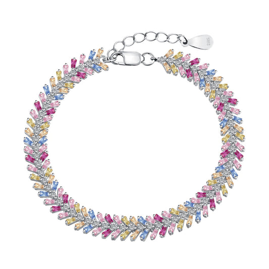 [Everoly JW]Dainty Radiant Emerald Cut Daily Bracelet