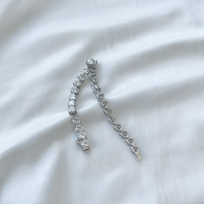[Olivia JW]0.75 Carat Elegant Romantic Heart Shape Lover Bracelet
