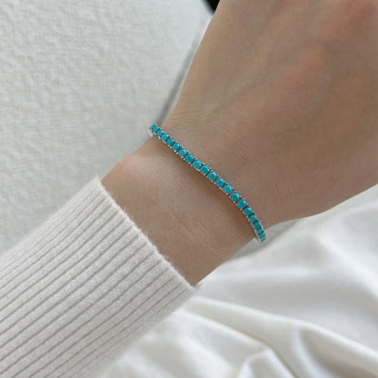 [Olivia JW]Dainty Charming Round Cut Tennis Bracelet