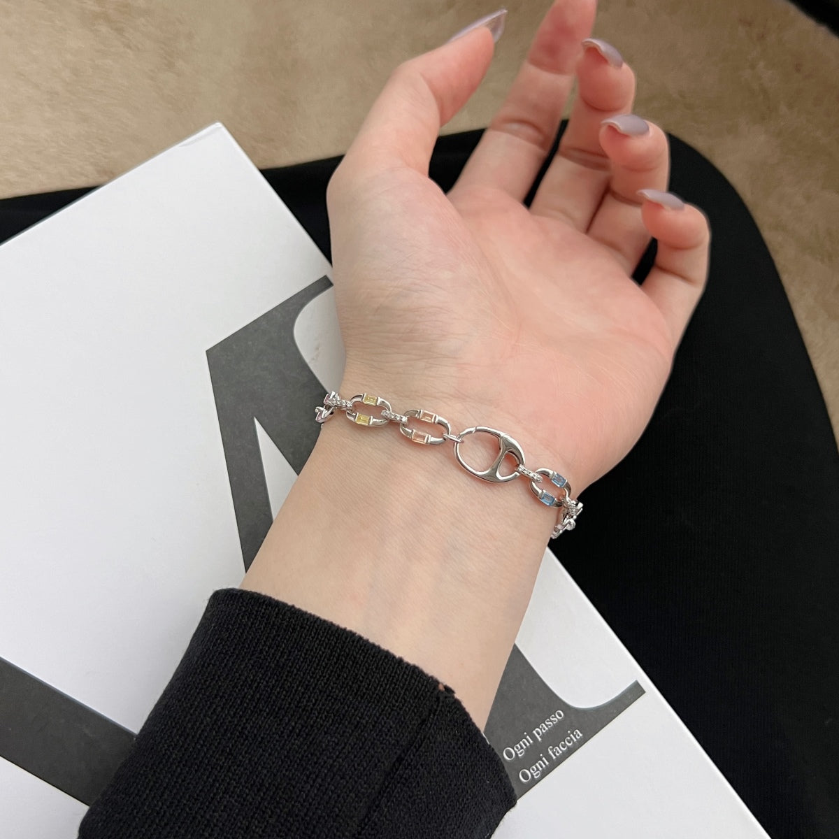 [Everoly JW]キラキラ輝くカラフルなデイリーブレスレット