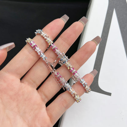 [Olivia JW]Radiant Colorful Emerald Cut Party Bracelet