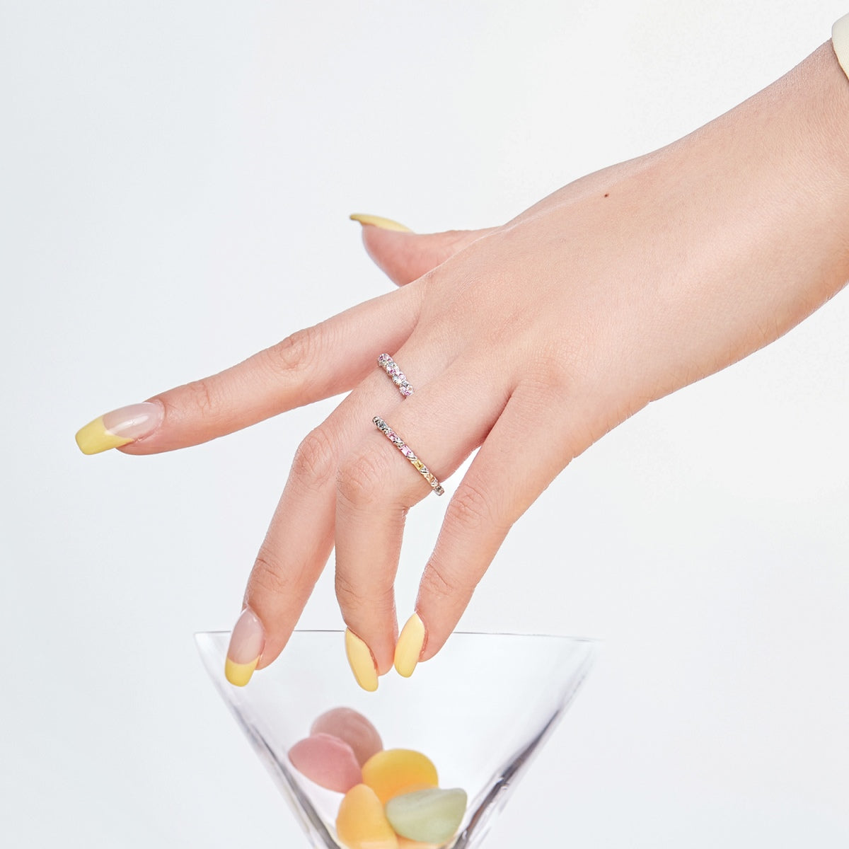 [Olivia JW]Dainty Ebullient Round Cut Daily Ring
