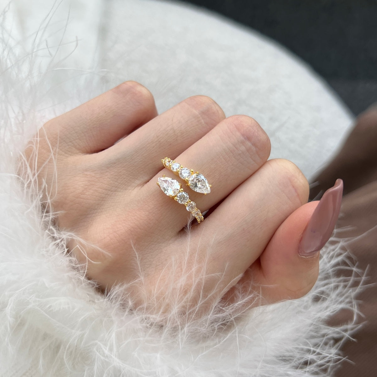 [Olivia JW]Delicate Lively Snake Shape Daily Ring