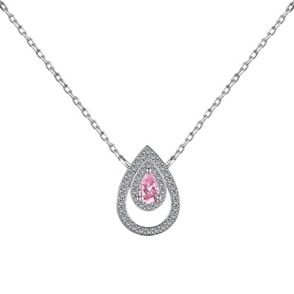 [Olivia JW]Sparkling Pear Cut Necklace
