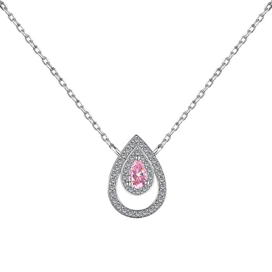 [Olivia JW]Sparkling Pear Cut Necklace