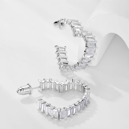 [Everoly JW] Strahlende Herz-Ohrringe mit Cutout