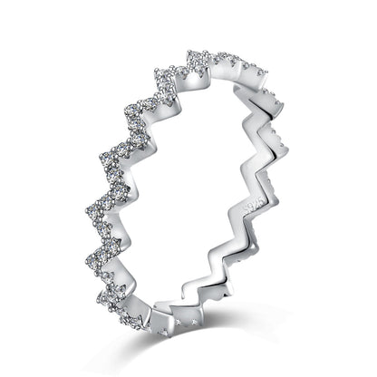 [Olivia JW]Delicate Enchanting Wave Shape Daily Ring