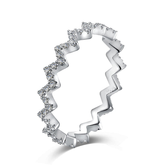 [Olivia JW]Delicate Enchanting Wave Shape Daily Ring