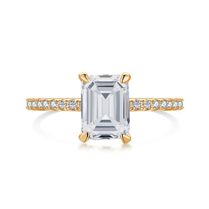 [Olivia JW]2.0 Carat Scintillating Ornate Radiant Cut Party Ring